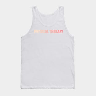 physical therapy - peach Tank Top